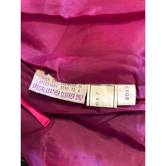 Global Identity G-III | Vintage Colorblock Leather Skirt | 9/10 - Picture 14 of 14